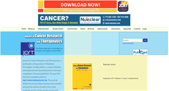 Desktop Screenshot of cancerjournal.net